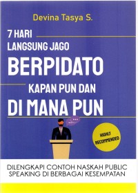 Image of 7 HARI LANGSUNG JAGO PIDATO KAPAN PUN DAN DI MANA PUN