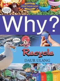 WHY ? RECYCLE : Daur Ulang
